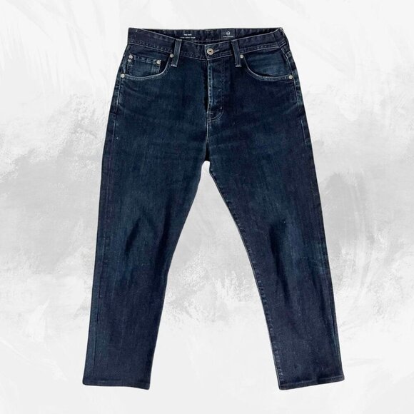 AG Adriano Goldschmied 'The Pipe' High Rise Cropped Jeans Vintage Wash Unisex 32 - Picture 1 of 16